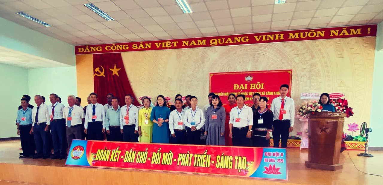 Đại hội đại biểu MTTQ Việt Nam xã Băng A Drênh lần thứ V, nhiệm kỳ 2024-2029